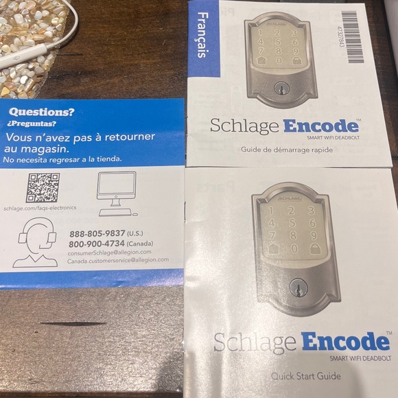 Schlage Encode Smart Wifi Deadbolt Home Lock - Picture 4 of 5